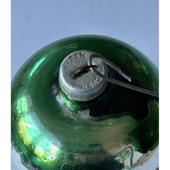 Vintage Mercury Glass Bell Shaped Christmas Ornament Occupied Japan 1945-1952 - Picture 4 of 4